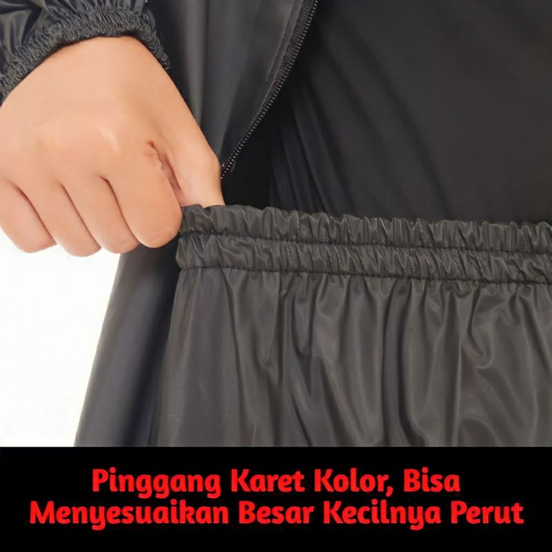 Mantel Jas Hujan Larizo Premium Tebal Anti Rembes