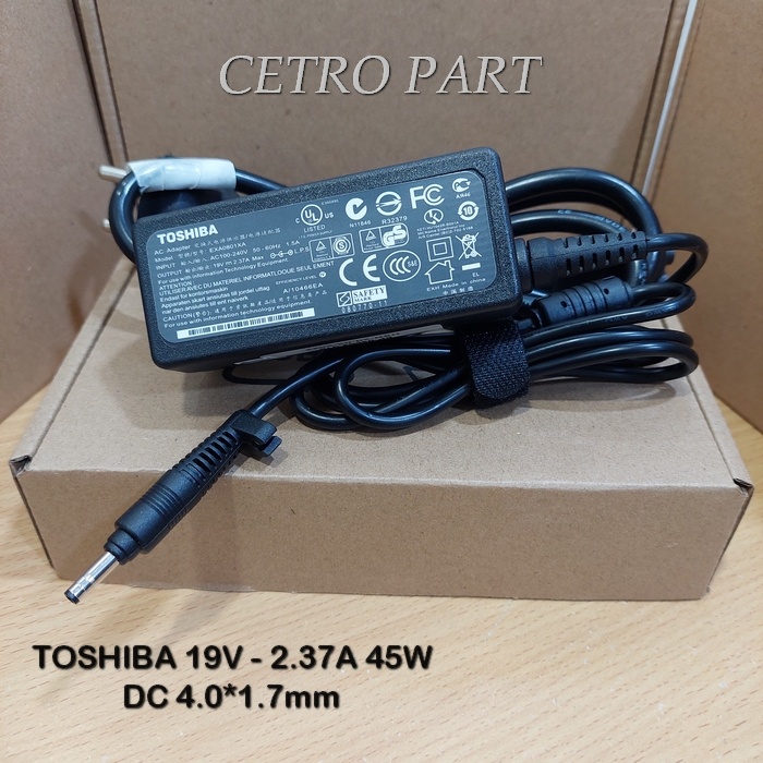 Adaptor Charger Laptop Toshiba Portege Z10 Z10T Z15T Z20T-B Z20T-C 45W