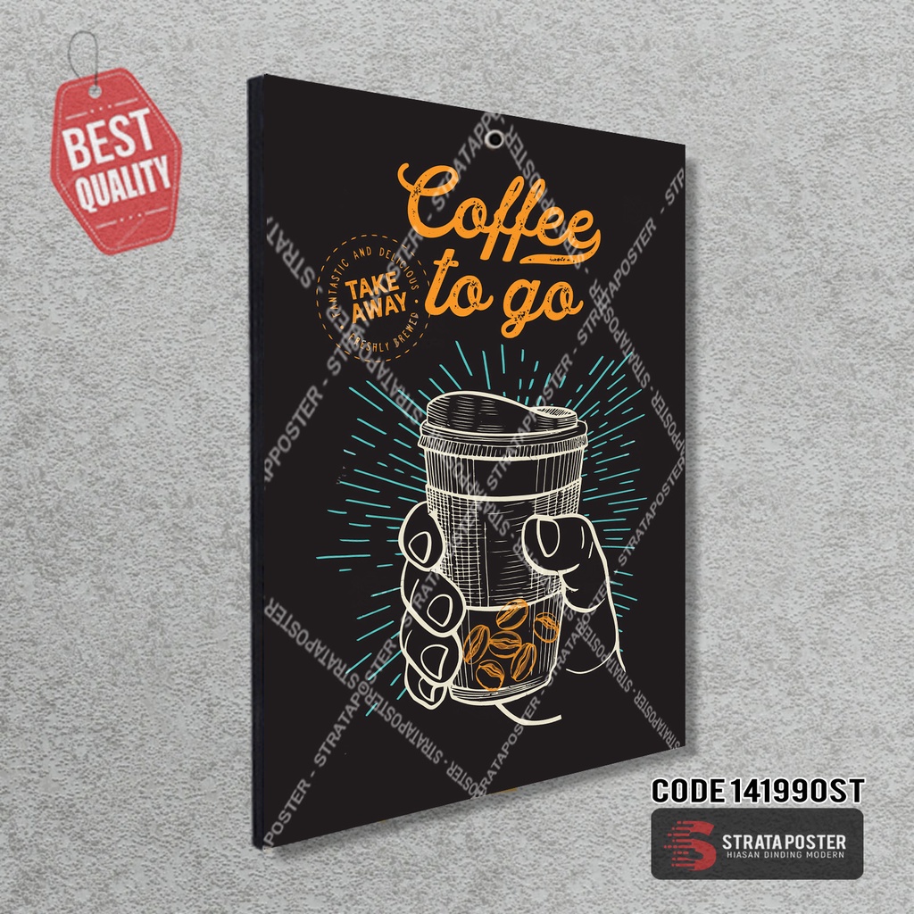 Hiasan dinding cafe Poster Kopi Dekorasi cafe Wall decor