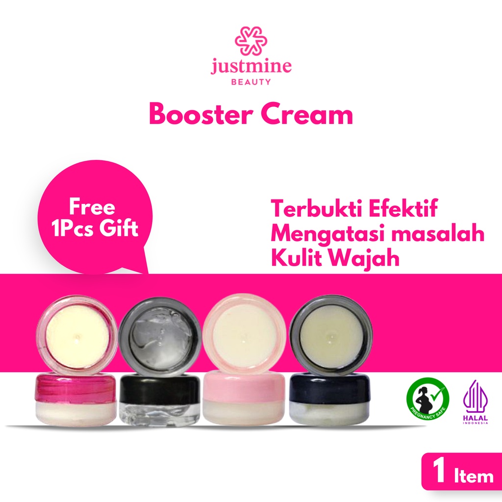 Justmine Beauty Booster Night Cream 5g | Cream Malam Booster