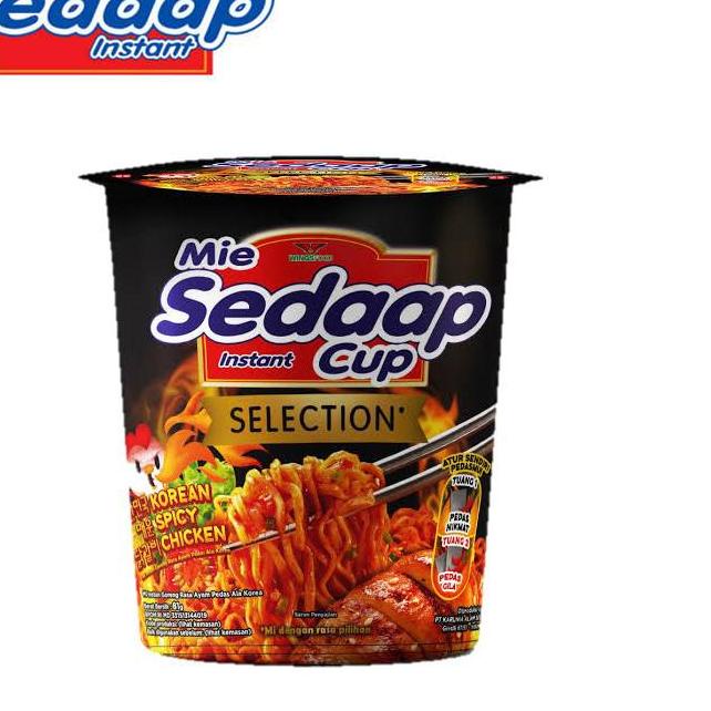 

☎ Sedaap Mi Instan Cup Korean Spicy Chicken 81gr x 2 ㅉ