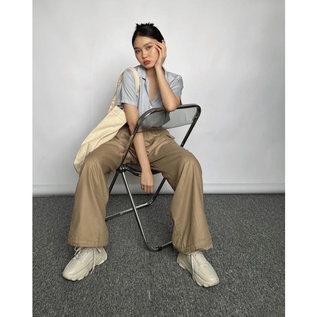 ECINOS: Vania top - Blue, L-XL