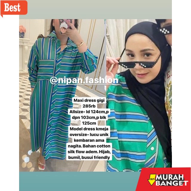 model dress terbaru 2022 maxi dress gigi