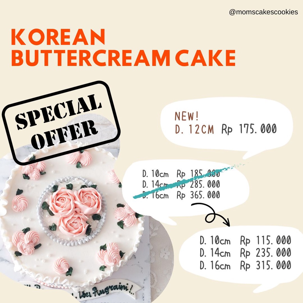 

Korean Buttercream Cake