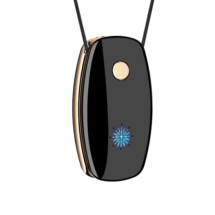 PROMO Aolon Air Purifier M11 Negative Ion Anti Virus Kalung Purifier - Hitam