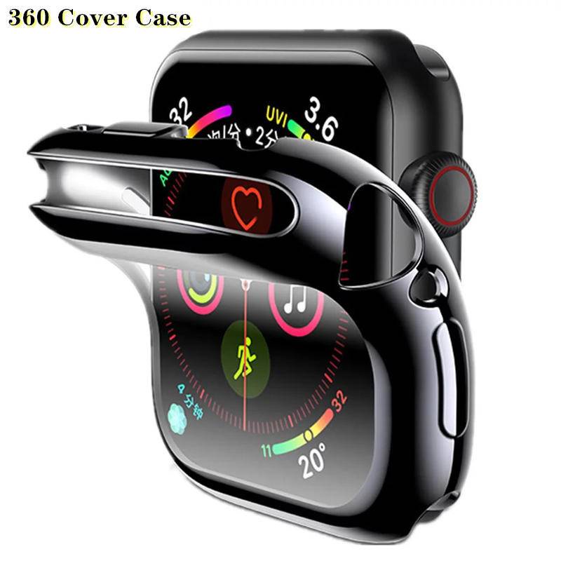 Case Pelindung Layar Bahan TPU bumper Untuk Apple Watch Seri 8 7 6 5 4 3 2 1 SE SE2 49mm 45mm 41mm 42mm 40mm 38mm