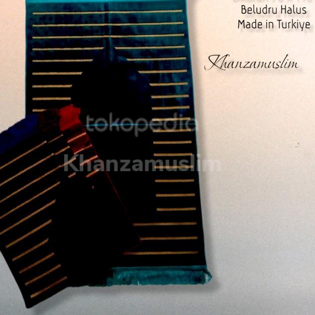 SAJADAH ZIRVUE POLOS /TURKIYE TEBAL - Merah