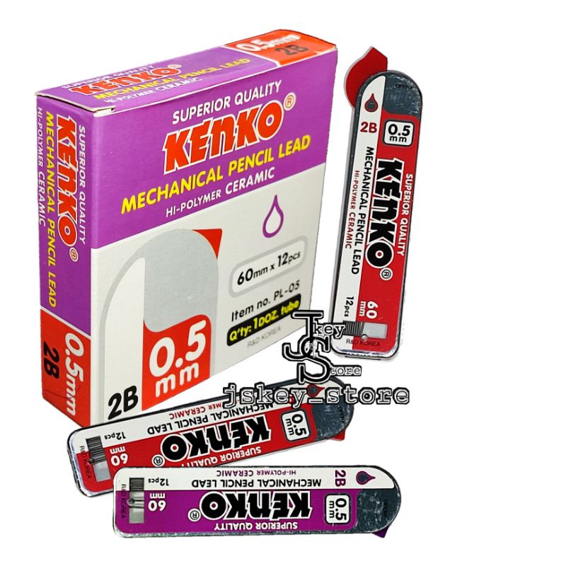 

Isi Pensil Mekanik 0.5mm Kenko/ Refill Mechanical Pencil Lead/ Isi Pensil Cetekan