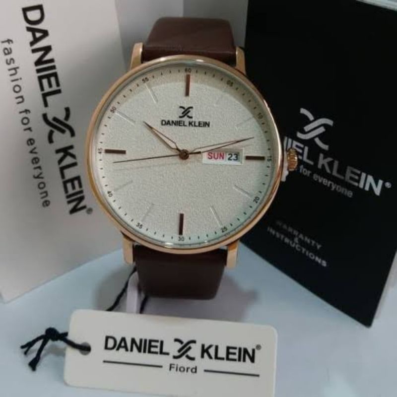 DANIEL KLEIN  DK 11825-5  DK 11825-5  cokelat rose gold  Pria Analog Original