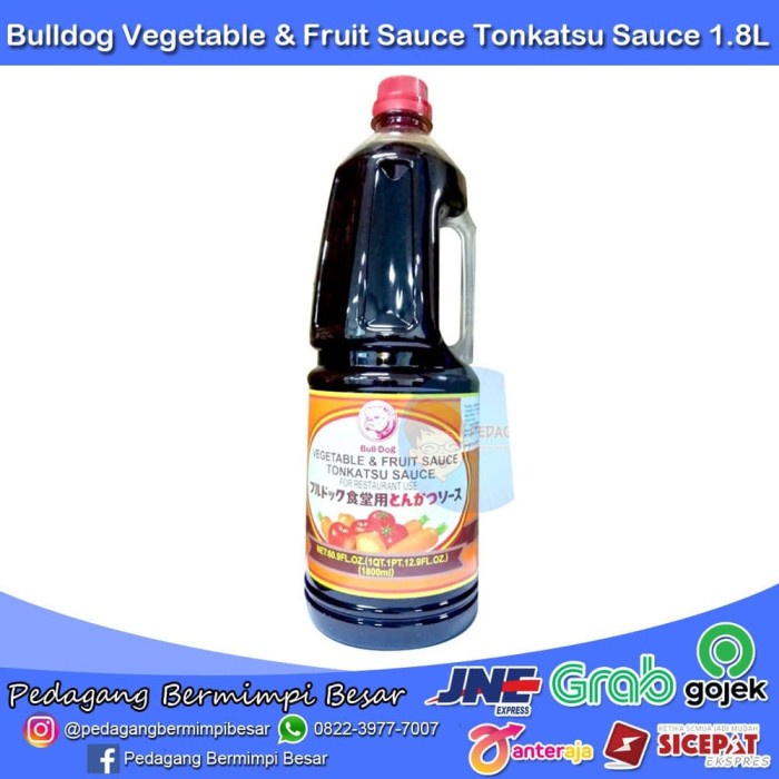 

BULLDOG VEGETABLE & FRUIT SAUCE TONKATSU SAUCE 1,8L SAUS TONKATSU