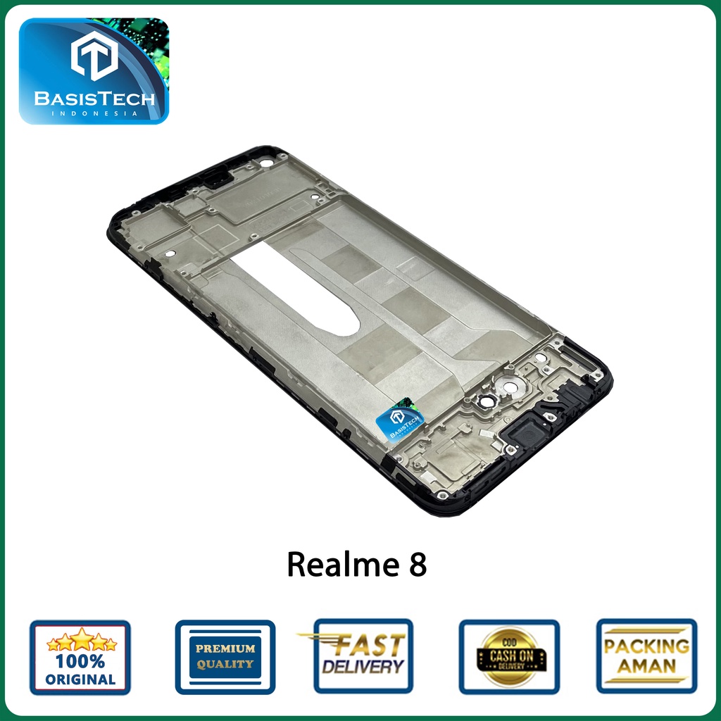 FRAME TATAKAN LCD REALME 8 - BASISTECH ORIGINAL QUALITY