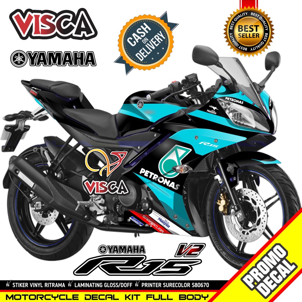 Decal R15 V2 Full Body Dekal R15 V2 Stiker R15 V2 Full Body Keren Striping R15 V2 Variasi Decal Holo