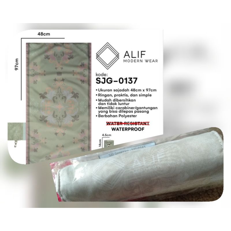 ALIF SajadahGenggaM |SajadahTravelKekinian