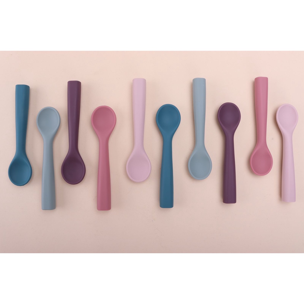 BeBeWaWa BW005-1 Baby Silicone Spoon -  Sendok Makan Mpasi Bayi