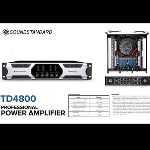 POWER AMPLIFIER SOUNDSTANDARD TD4800/TD 4800 4CH