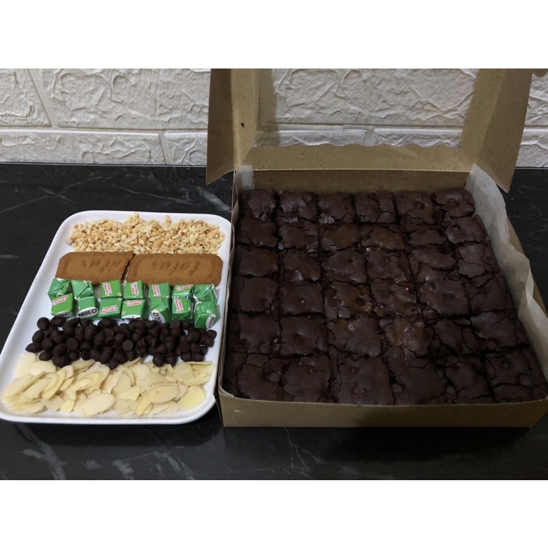 

fudgy brownies espresso|hampers|kue lebaran | brownies melted