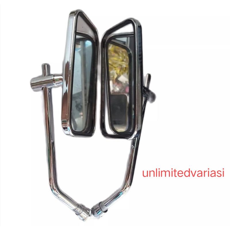 spion kotak model day classic daytona crome spion retro kotak crome drat Honda Yamaha