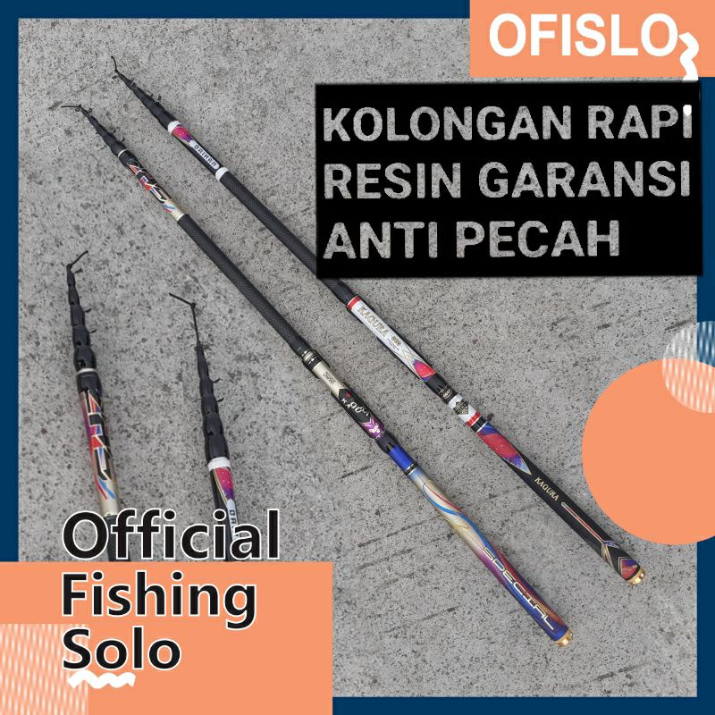 Joran Tegek Daihan Kagura dan Vulgar spek super kaku carbon 360