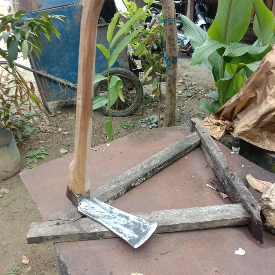 Ganco Finishing Halus dan Doran Kayu Jati 70 cm - Ganco Tanah Anti Gompal / Pacul Ganco Baja Asli Ta