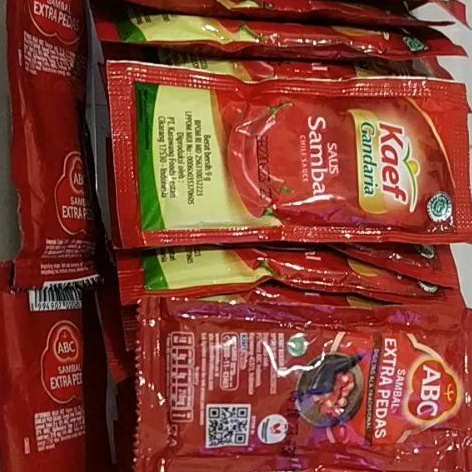 

Saus / saos sambal 5 sachet