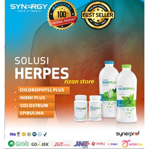 Herbal Mengatasi Cacar Api / Cacar Ular / Herpes Tanpa Acyclovir - Paket Atasi Herpes BPOM by USA Re