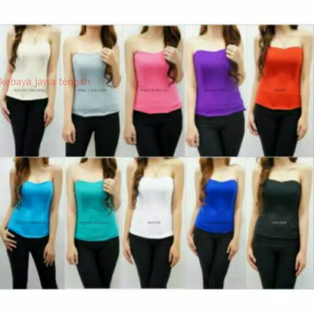 Kamisol longstro kaos dalaman kebaya Kebaya Bludru