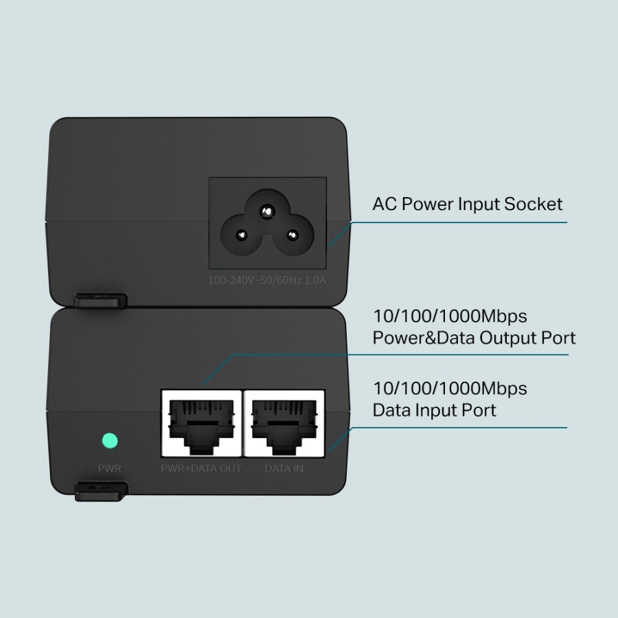 TP-Link TL-POE160S - PoE+ Injector