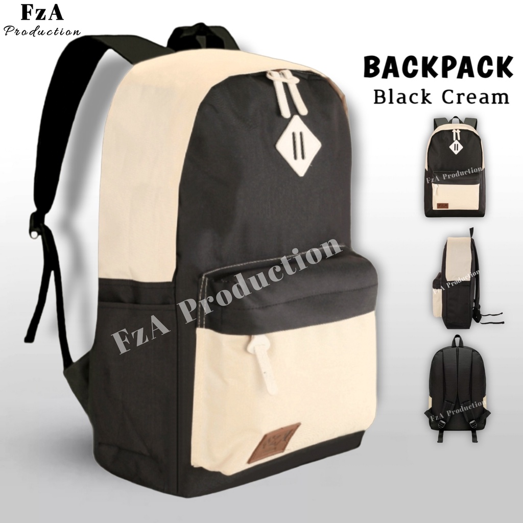 FzA Official - Tas Ransel Gendong Laptop Distro Sekolah Kuliah Pria Wanita Backpack Murah Original Tas Punggung Laptop -BCQS