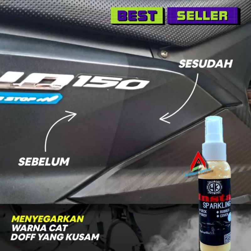 Pengkilap body motor doff / Pengkilap Motor / Pengkilap doff dan glossy