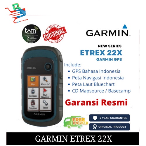 Garmin Etrex 22x GPS Garansi Resmi TAM / GPS dan GLONASS