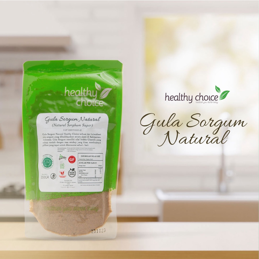 

Healthy Choice Gula Kristal Sorghum Natural 250 gr