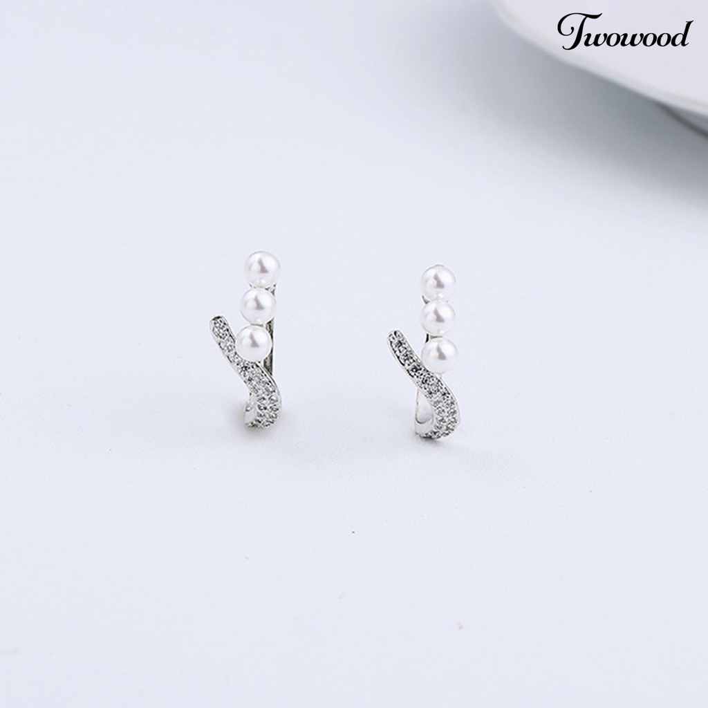 1pc Anting Klip Gaya Elegan Untuk Kencan