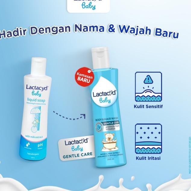 Lactacyd Baby Gentle Care 150mL + FREE Yummy Bites Rice Crackers
