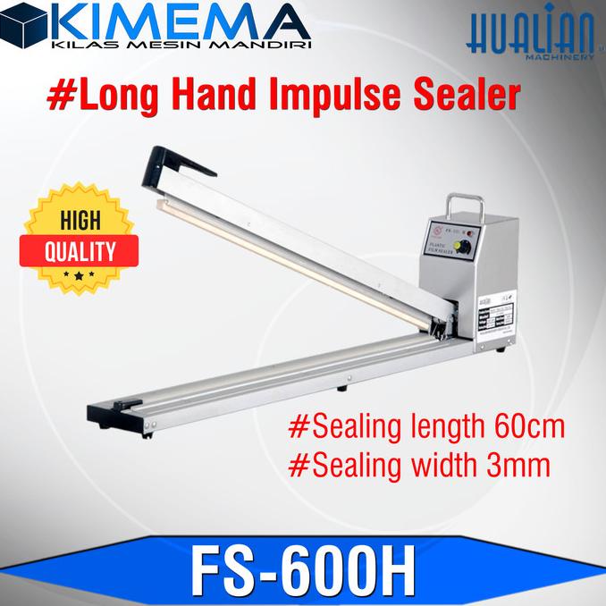 Hand Impulse Sealer 60 cm Mesin Press Perekat Plastik / Alumunium foil