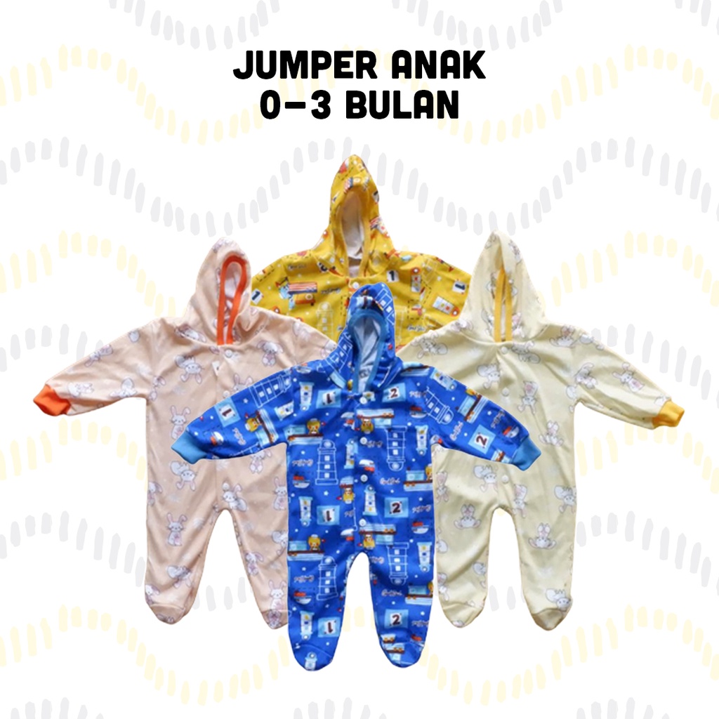 Y Lin Jumper Hoodie Anak Bayi | Jumper Topi Baby | Bodysuit Bayi