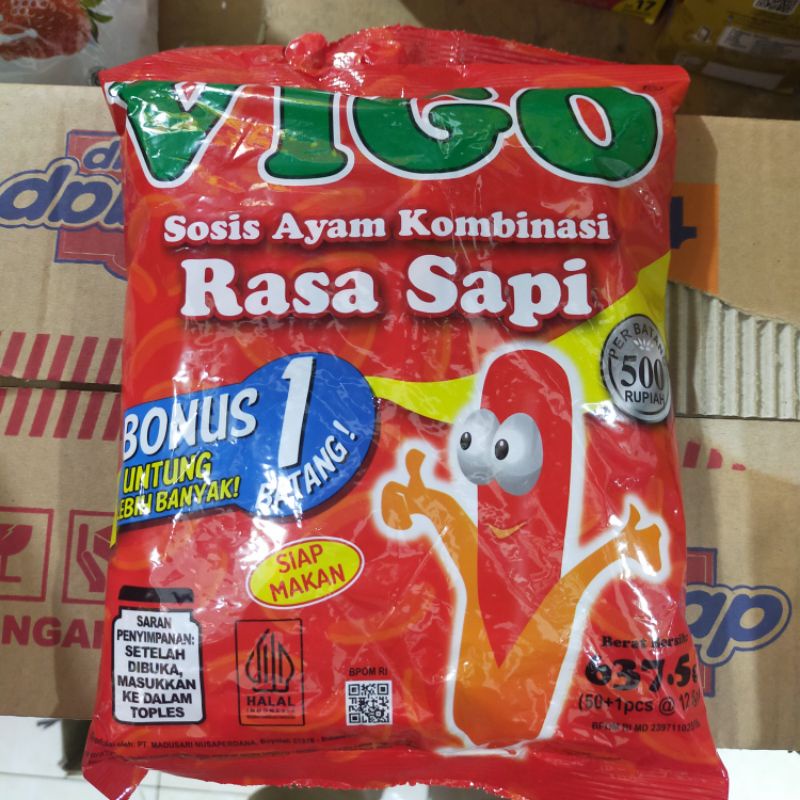 

Sosis Vigo sack isi (50 +1 pcs) siap dimakan
