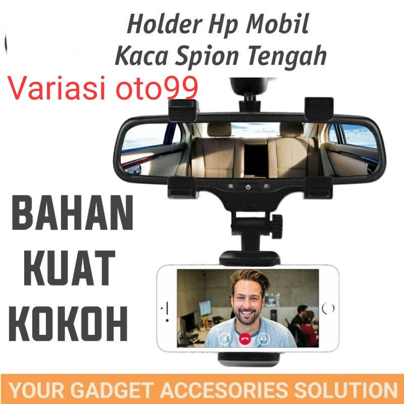 Holder HP Spion Tengah Mobil Model Cengkeram Car Phone  Holder Univetsal Mirror Kaca