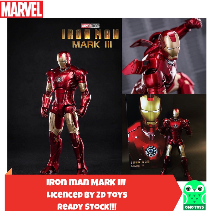 Marvel ZD Toys Ironman Mark 3 ironman MK III Original Iron man