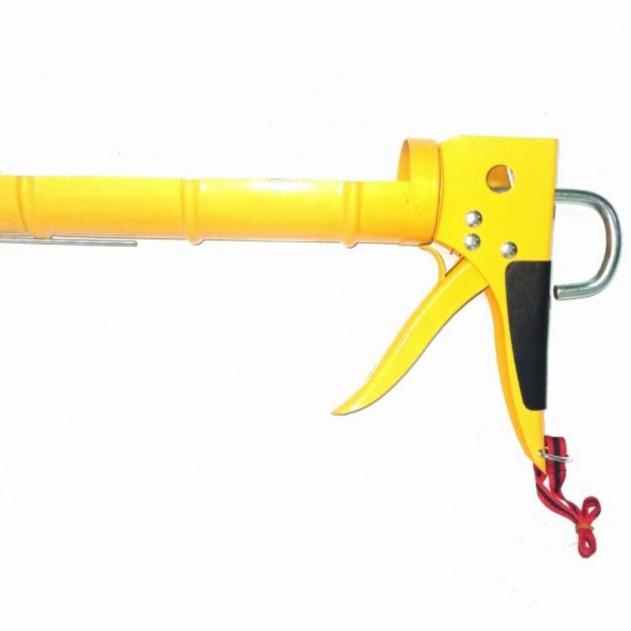 

Gun Silicone / Tembakan Silicone Sealant Kuning Ellpro + Cutter
