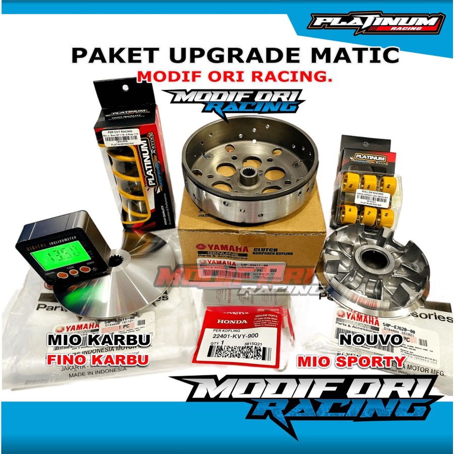 XEON - Paket CVT Kirian Xeon Fi-Xeon Karbu Upgrade CVT bubut - XEON FI Bengkel Matic Racing belt