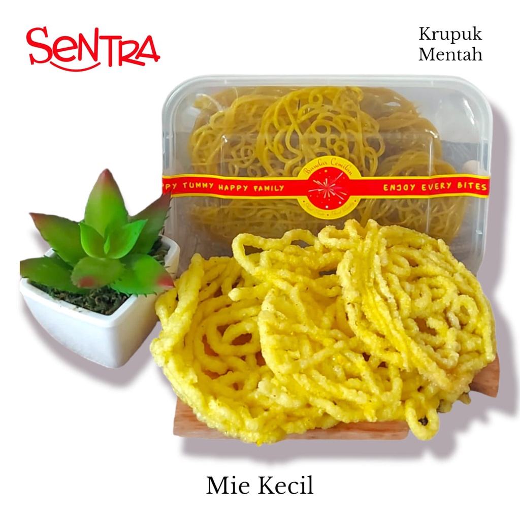 

Kerupuk Mie Kecil Golong Ciplok Kecil || Kerupuk Kering Mentah Box Premium