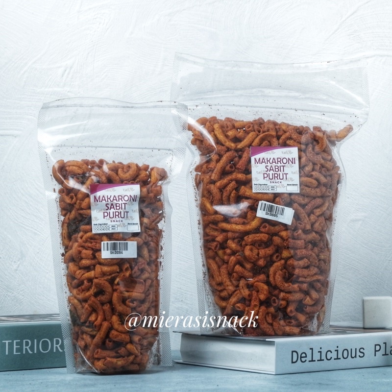 Jual Makanan Ringan Makaroni Balado Pedas 500gram Jajanan Jadul