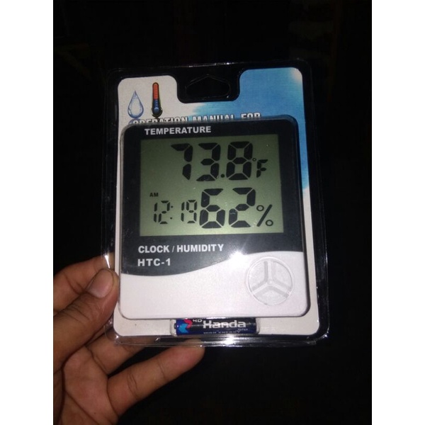 Hygrometer pengukur kelembaban HTC 1