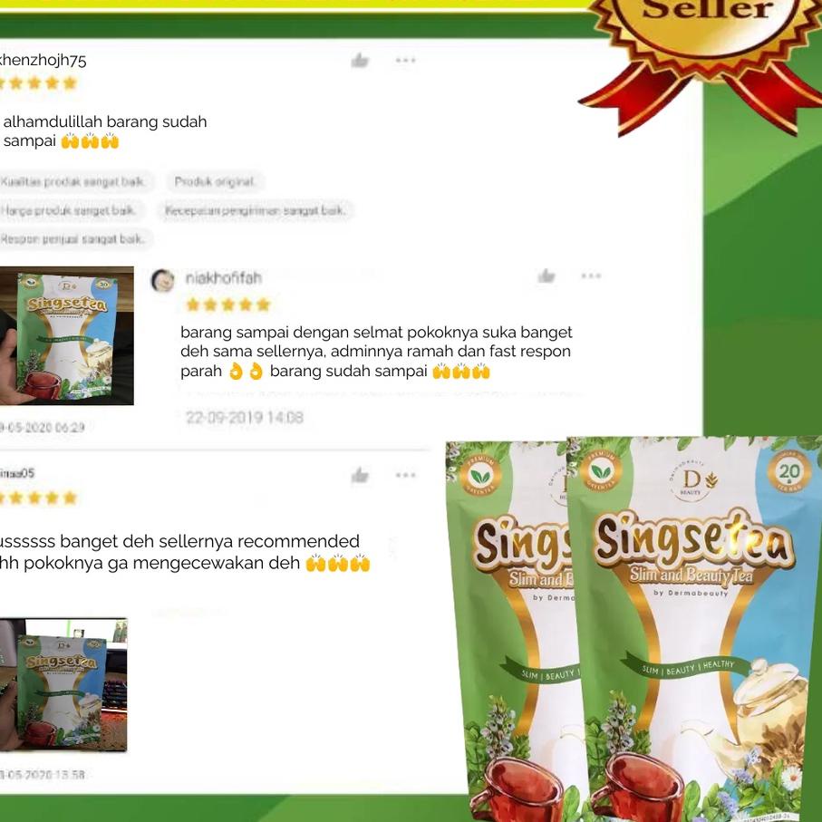 NEW PAKET DIET ANTI GAGAL ( EVOIL + SINGSETEA ) TEH PELANGSING D'BEAUTY MENURUNKAN BERAT BADAN LEBIH