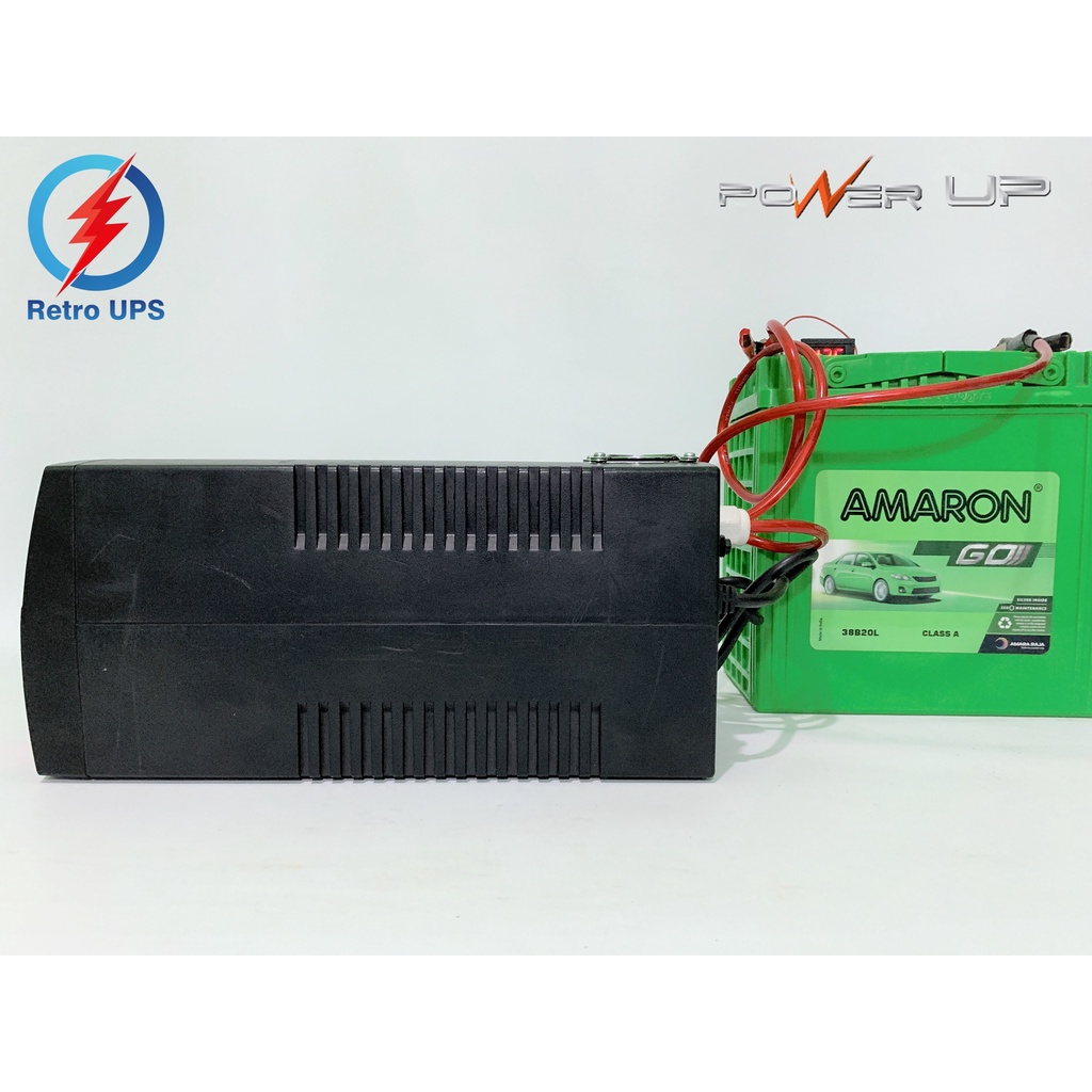 UPS Modifikasi Aki External Cooling Fan Power UP 700VA 12V Garansi