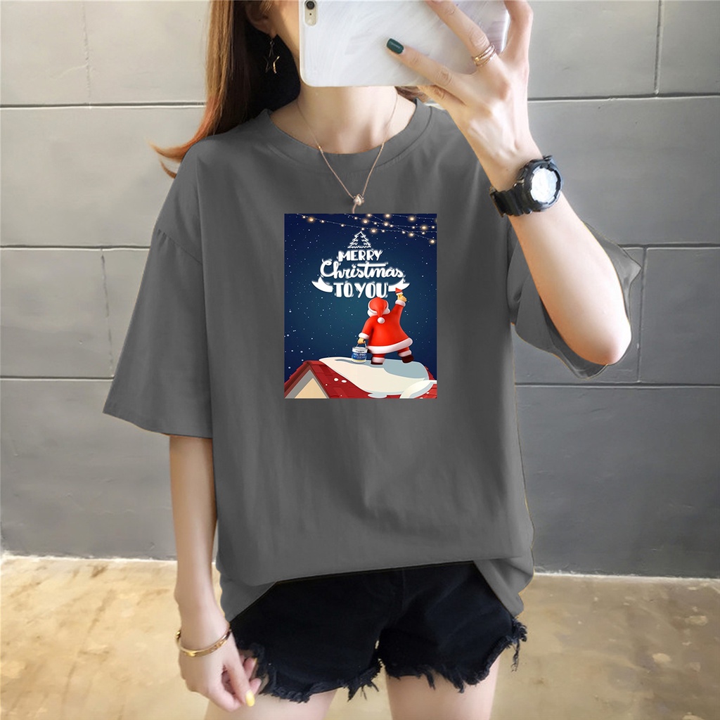 KAOS 0VERSIZE WANITA SPECIAL CRISTMAS EDITION 6