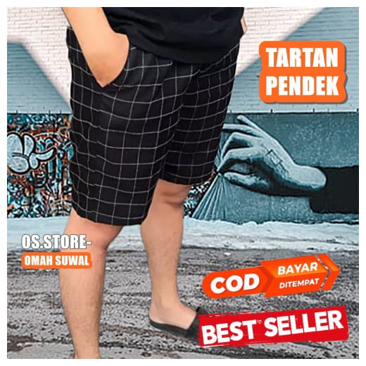 Celana tartan pendek pria originsl distro Celana pendek tartan dewasa model terbaru 2022