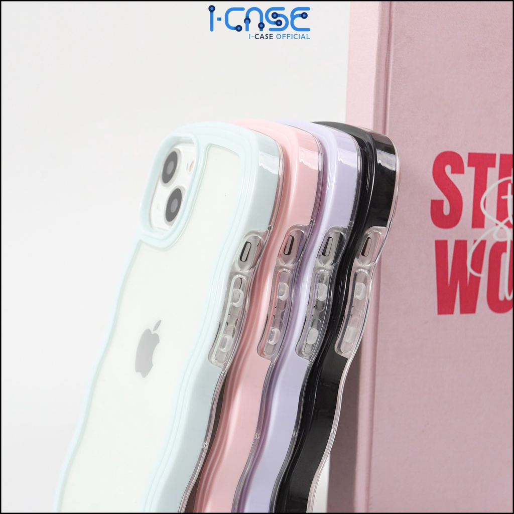 Soft Case Clear Wavy Side Fullcover For iPhone 7 8 PLUS XR X XS MAX 11 12 13 14 PLUS MINI PRO MAX