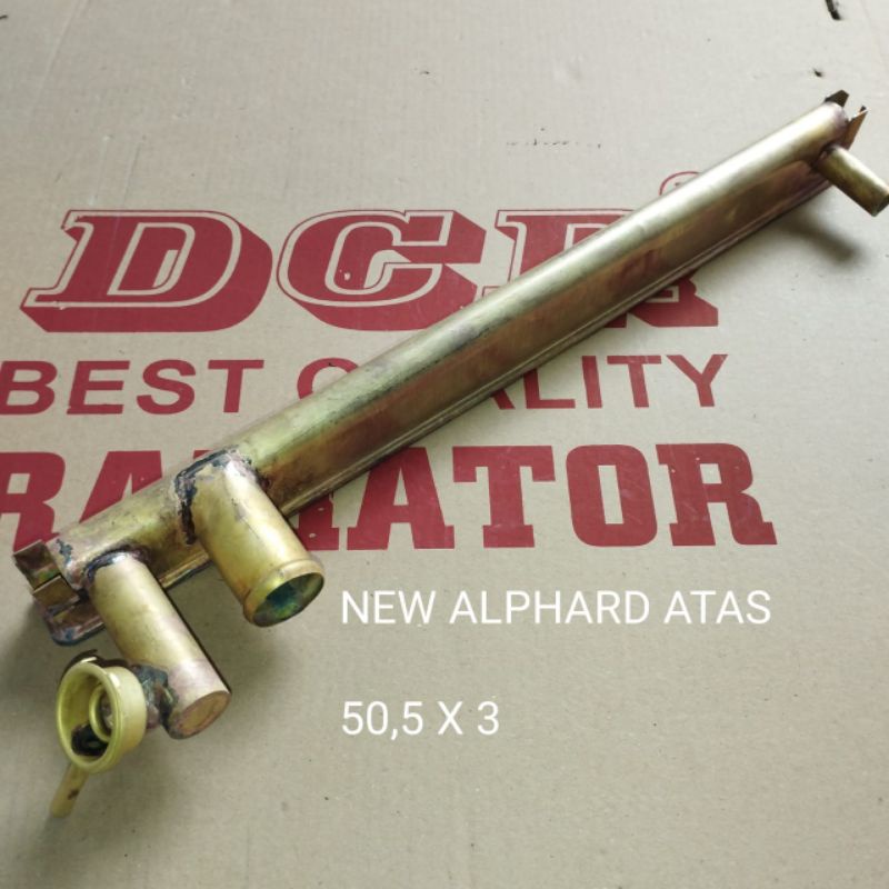 ( COD ) Upper Tank TOYOTA NEW ALPHARD Tangki Radiator Kuningan Atas