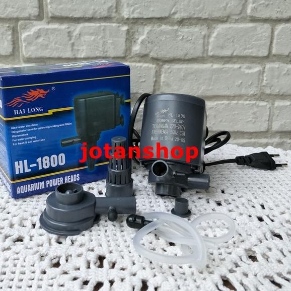 Hailong HL1800 HL 1800 Mesin Pompa Celup power head Aquarium Aquascape